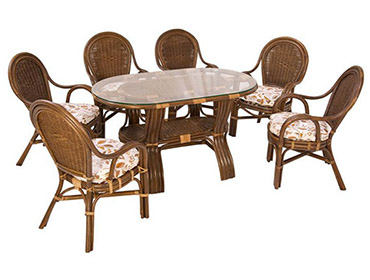 Rattan Mert 6'lı Yemek Takımı