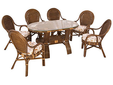 Rattan Milas 6'lı Yemek Takımı